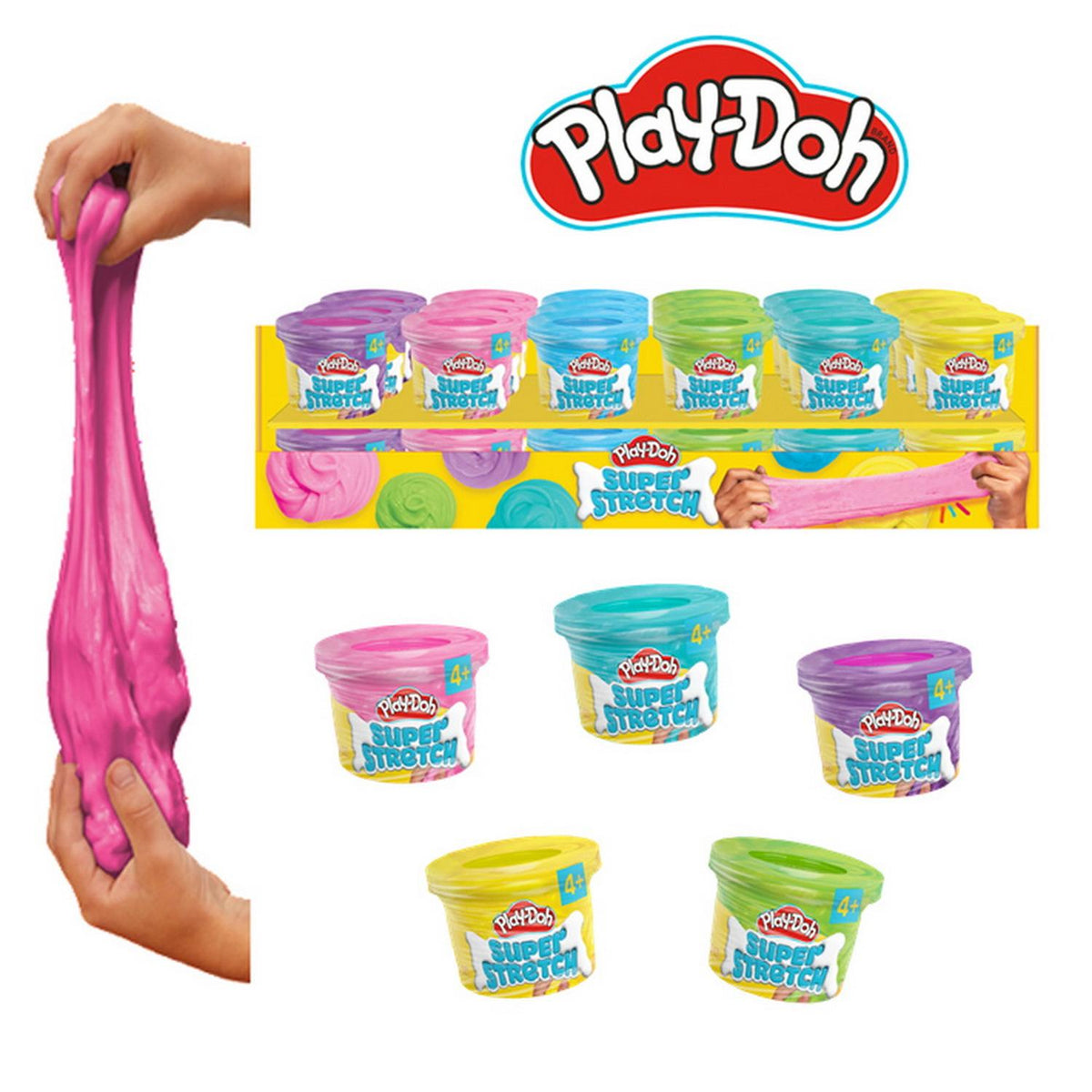 PLAY-DOH SLIME SUPER STRETCH POTE