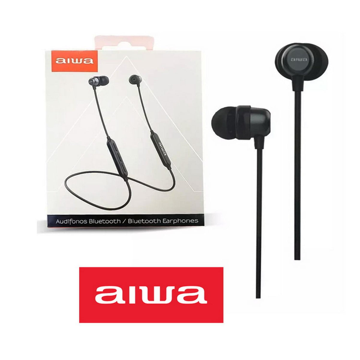 Audifono Aiwa Manos Libres Aw1 Wave Negro NEGRO