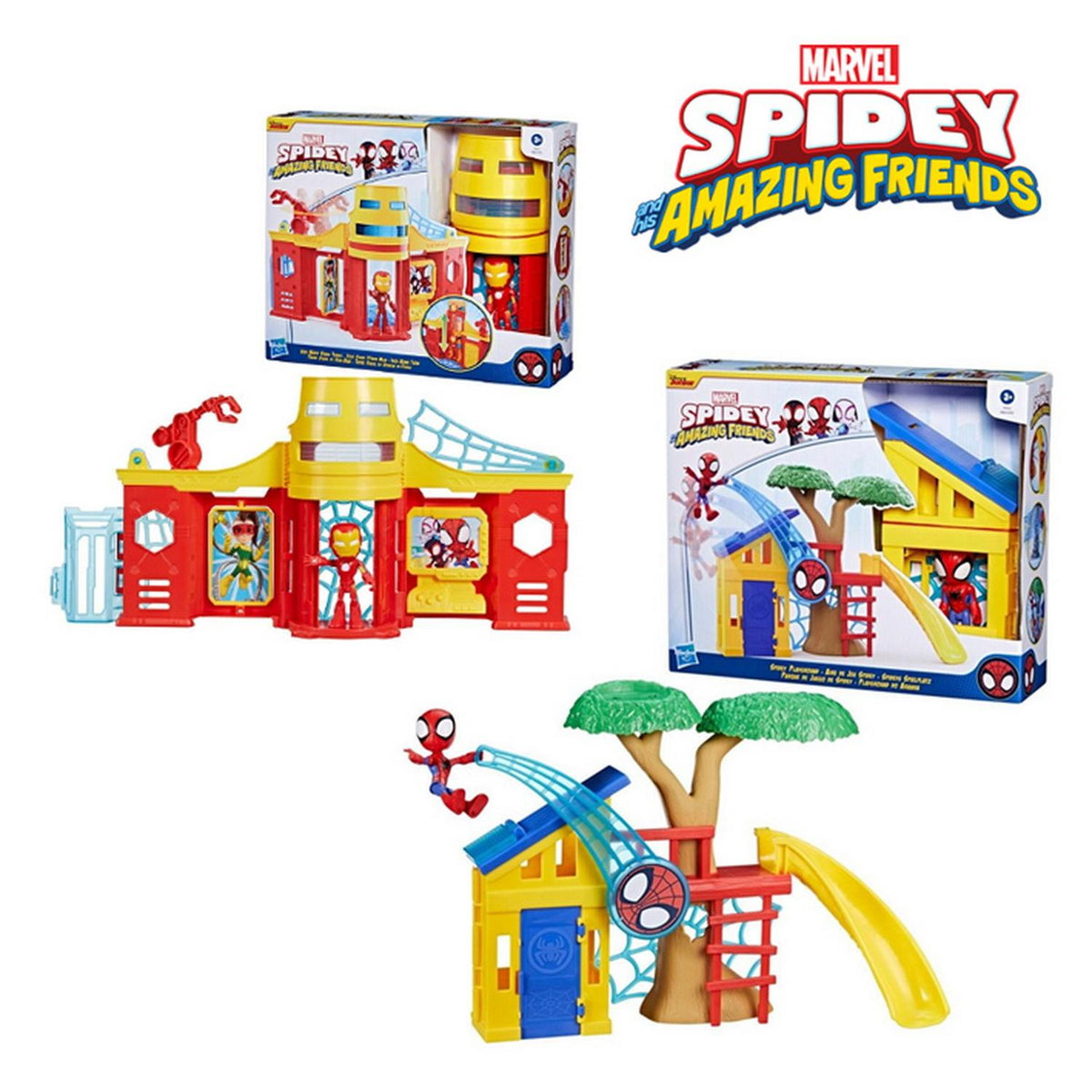 SPIDEY SETS DE JUEGO CON ESCENAS