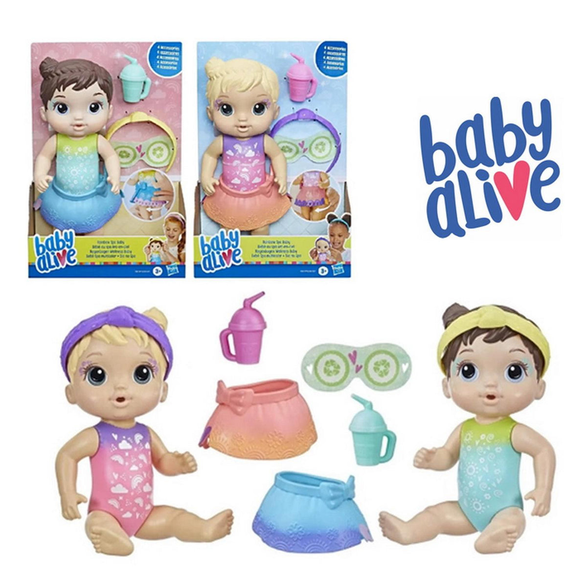 BABY ALIVE BEBÉ SPA MULTICOLOR SURTIDO HASBRO