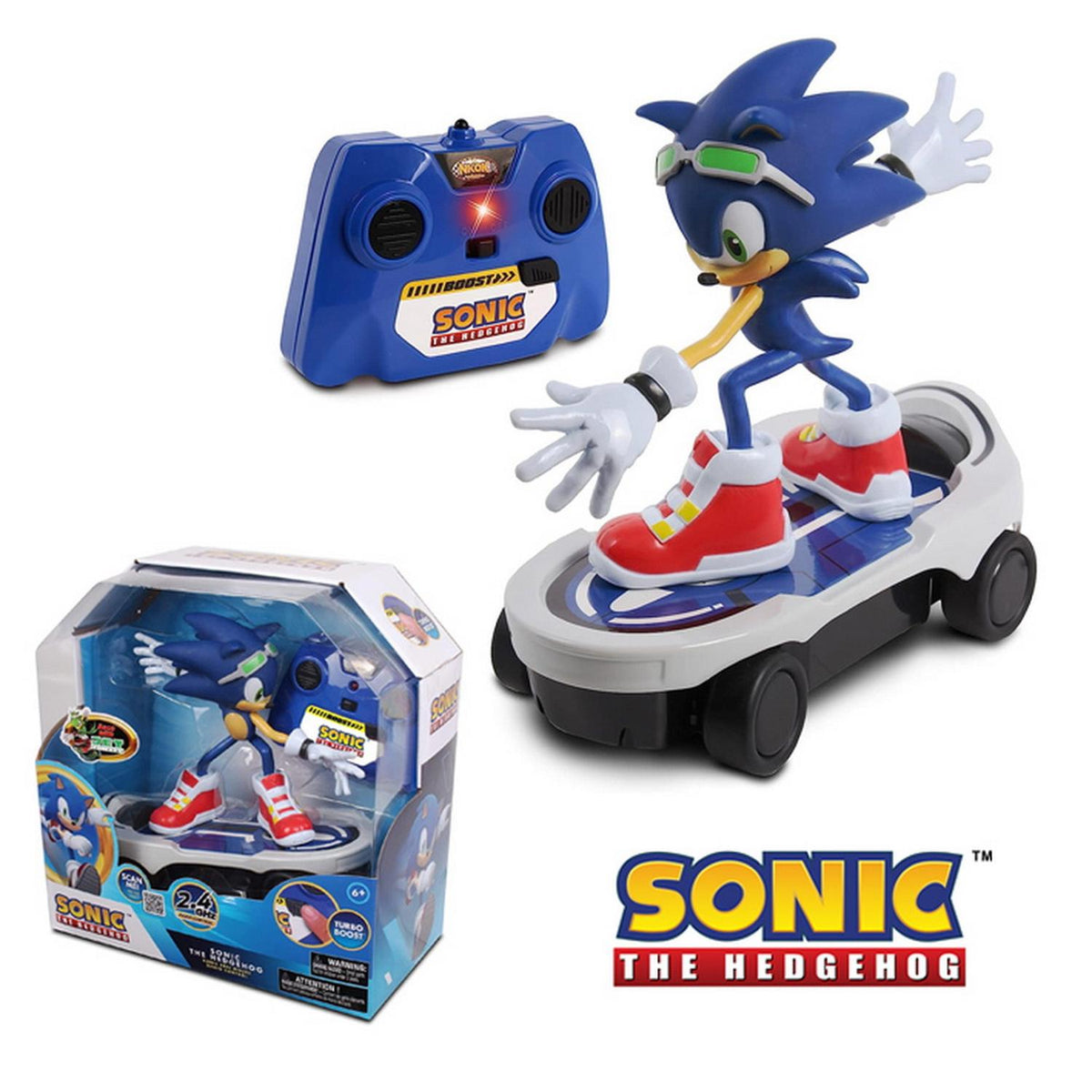 Avion Biplano Sonic Con Figura 6 Cms