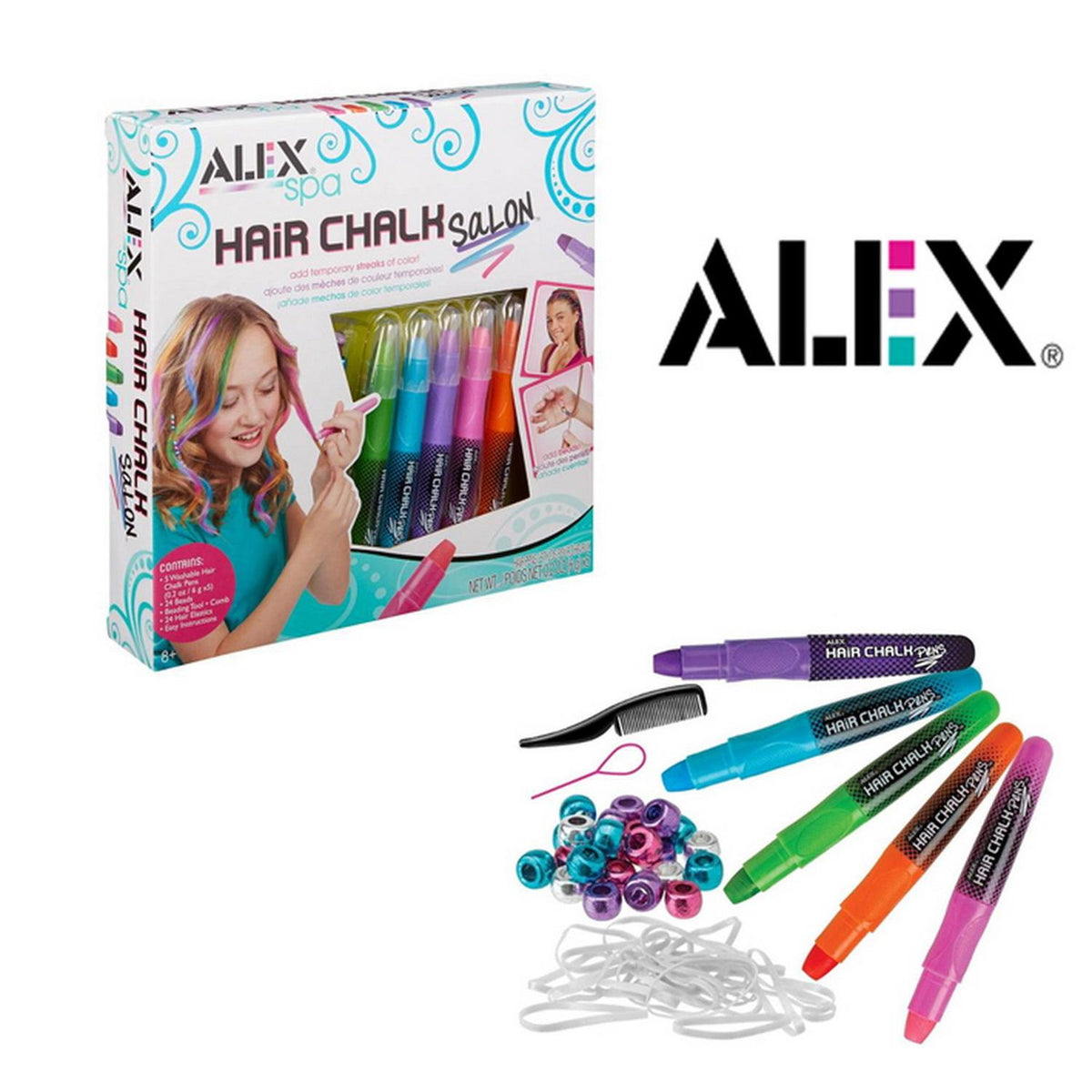 SET LAPICES LAVABLES PARA EL PELO